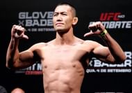 Yushin Okami holds a professional record of 35-12